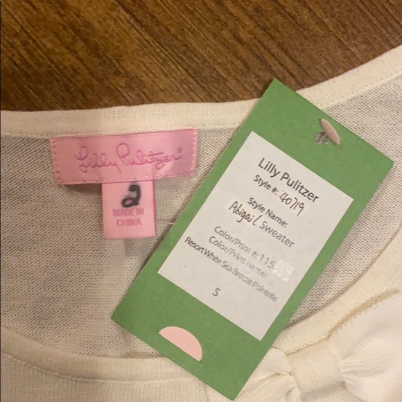 Lilly Pulitzer short sleeve sweater - Picture 4 of 4